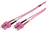 DIGITUS LWL Patchkabel, Duplex, SC zu SC MM OM4 50/125 &Aacute;, 1 m