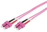 DIGITUS LWL Patchkabel, Duplex, SC zu SC MM OM4 50/125 &Aacute;, 2 m