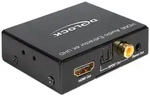 DELOCK Adapter HDMI zu HDMI + Audio Extractor 4K