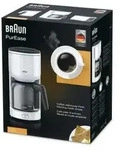 BRAUN KF 3120 WH PurEase Filter-Kaffeemaschine