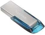 SANDISK Ultra Flair Tropical Blue 128GB, USB-A 3.0