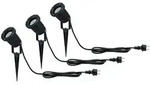 PAULMANN Special Line Garden Spotlight IP65 GU10 3x3,5W 230V 3000K Schwarz Alu