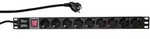 LogiLink 19" 9-fach mit Schalter, 2m