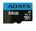 ADATA microSD 64GB Premier UHS-I Cl10 + Adapter