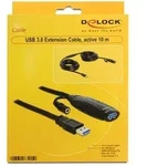 DELOCK USB-Erweiterung 3.0 USB St/USB Bu/DC Bu, 10m
