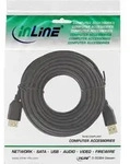 INLINE USB 2,0 Verl&auml;ngerung, Stecker / Buchse, Typ A, schwarz, Kontakte gold, 10m