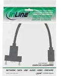 INLINE USB 3,1 Adapterkabel, Stecker C auf Einbaubuchse C, 0,2m