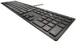 CHERRY KC 6000 Slim schwarz, USB, DE