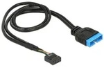 DELOCK USB 2.0 auf USB 3.0 Pin Header Konverter, 0.45m