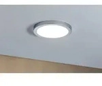 PAULMANN WallCeiling Atria LED-Panel 220mm 15W 4000K Chrom matt 230V Kunststoff