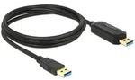 DELOCK USB3.0 Kabel A -> A St/St DataLink +KM Switch, 1.5m