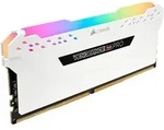 CORSAIR Vengeance RGB PRO wei&szlig; DIMM Kit 16GB, DDR4-3000, CL15-17-17-35
