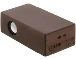 INLINE woodbrick, Induktionslautsprecher im Echtholzgeh&auml;use, Walnuss