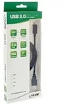 INLINE USB 2,0 Kabel, Typ C Stecker an A Stecker, schwarz, 1,5m