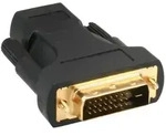INLINE HDMI-DVI Adapter, HDMI Buchse auf DVI Stecker, vergoldete Kontakte, 4K2K
