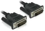 DELOCK Kabel DVI 24+1 St/DVI 24+1 St, schwarz, 0.5m