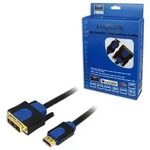 LOGILINK HDMI-DVI-Kabel Anschl. 18+1pin St/St, sw 1, 2m