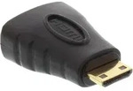 INLINE HDMI Adapter, HDMI A Buchse auf Mini HDMI C Stecker, 4K2K kompatibel,