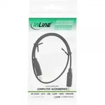 INLINE HDMI Flachkabel, St/St, schwarz, 0,5mm, HDMI-High Speed mit Ethernet,...