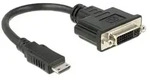 DELOCK HDMI Mini-C/DVI Kabel, St/St 0.2m
