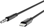 BELKIN Adapterkabel 3.5mm-Klinke/Lightning 0.90m schwarz