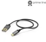 HAMA Lade-/Datenkabel Metall, Micro-USB, 1,5 m, Anthrazit