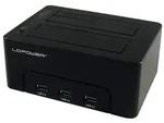 LC-POWER LC-DOCK-U3-HUB Dockingstation, USB-B 3.0