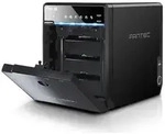 FANTEC QB-35U31 schwarz 4x8,89cm SATA I/II/III Gehaeuse USB