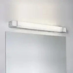 PAULMANN WallCeiling Quasar IP44 LED 10,5W 700mm Chrom/Wei&szlig; 230V Metall/Acryl