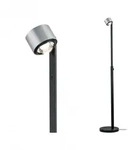 PAULMANN Aldan Steh-Leseleuchte dim LED 1x15,5W Schwarz/Alu geb&uuml;rstet 230V Aluminium