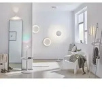 PAULMANN WallCeiling Agena IP44 LED dimmbar 1x20W Chrom/Wei&szlig; matt 230V Alu/Edelstahl