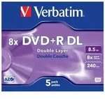 DVD+R VERBATIM 8,5 GB 5er Jewel DL 8x