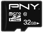 PNY Micro SD Card Performance Plus 32GB HC Class 10 SD adapt