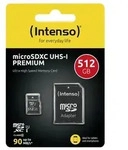 INTENSO Micro SDXC Karte 512GB UHS-I Premium mit Adapter