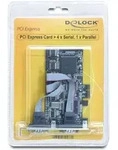 DeLOCK 89177, 4x seriell/1x parallel, PCIe x1