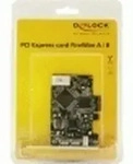 DELOCK PCIe Karte > 2x extern FireWire B + 1x extern FireW A