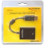 DELOCK Adapter DP-St > VGA-Bu 22,5cm black
