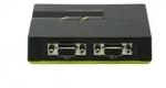LEVEL ONE 2 Port USB Desktop Switch, Kabel im Lieferumfang enthalten
