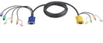 ATEN 2L-5302P, KVM Kabelsatz, VGA, PS/2, Audio, L&auml;nge 1,8m