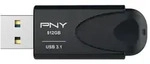 PNY Attach&eacute; 4 3.1 schwarz 512GB, USB-A 3.0