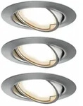 PAULMANN EBL Base Coin LED schwenkbar 3x5W 230V 51mm Eisen geb/Metall