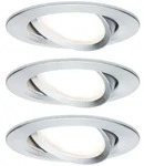PAULMANN EBL Nova Coin rd schw LED 3x6W Alu ged