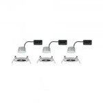 PAULMANN EBL Set Nova Coin 3-stepdim rd starr LED 3x6,5W 2700K 230V Eisen geb/Alu