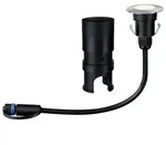 PAULMANN Outdoor Plug & Shine Floor Mini IP65 3000K 2,5W 24V 55mm Silber Eds/Kst