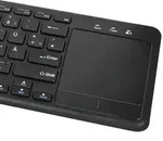 LOGILINK Wireless Tastatur mit Touchpad, schwarz, USB