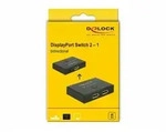 DELOCK Umschalter Displayport 2-1 bidirect 4k 60Hz