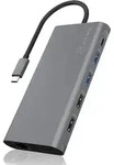ICY BOX IB-DK4050-CPD USB Type-C&reg; Notebook DockingStation weiteren Anschl&uuml;ssen