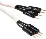 CORSAIR Premium Sleeved I/O Cable Extension Kit, White