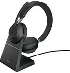 JABRA Evolve2 65 USB-C MS Stereo with Charging Stand schwarz