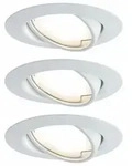 PAULMANN EBL Base Coin LED schwenkbar 3x5W 230V 51mm Wei&szlig;/Metall